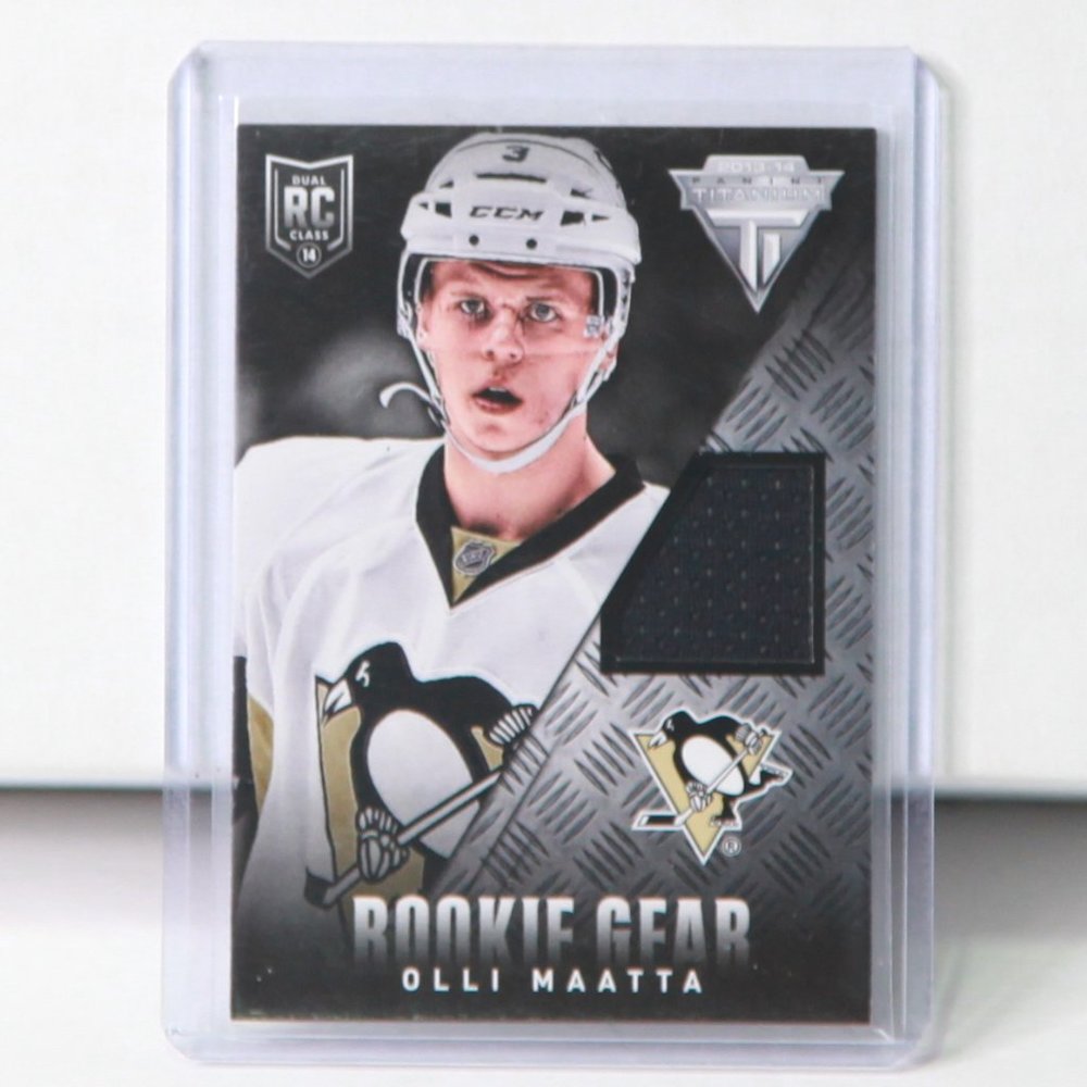 Olli Maatta Panini Event-Worn Material Hockey Card Pittsburgh Penguins RG-OM
